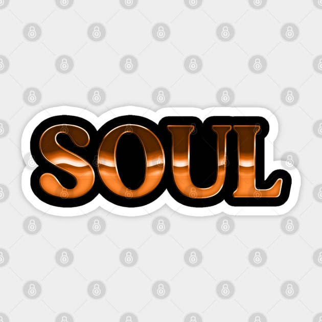 SOUL //// Retro Soul Music Fan Design Sticker by DankFutura